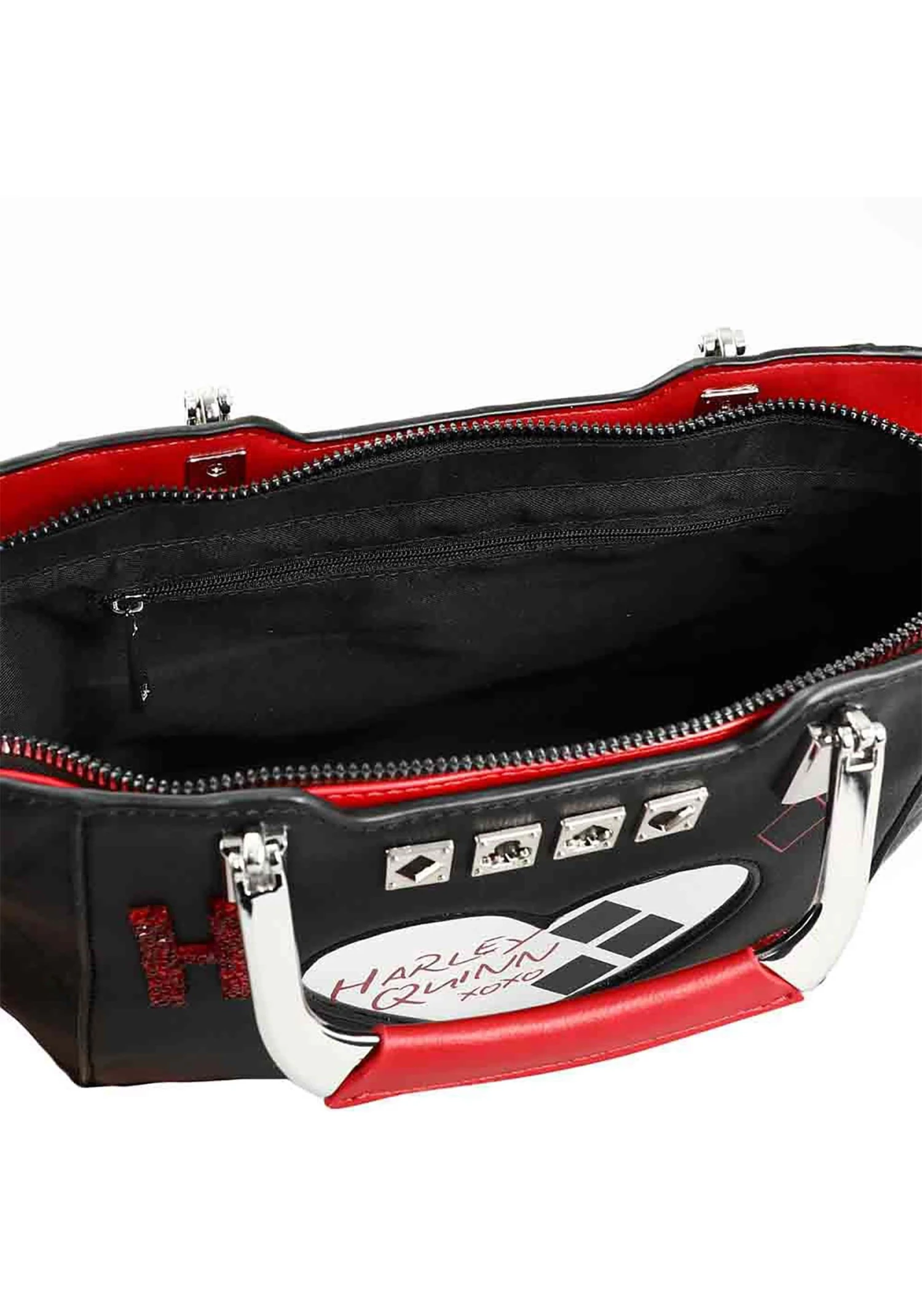 DC Comics Suicide Squad Harley Quinn Metallic Heart Handbag 6 DC Comics Suicide Squad Harley Quinn Metallic Heart Handbag - Image 6