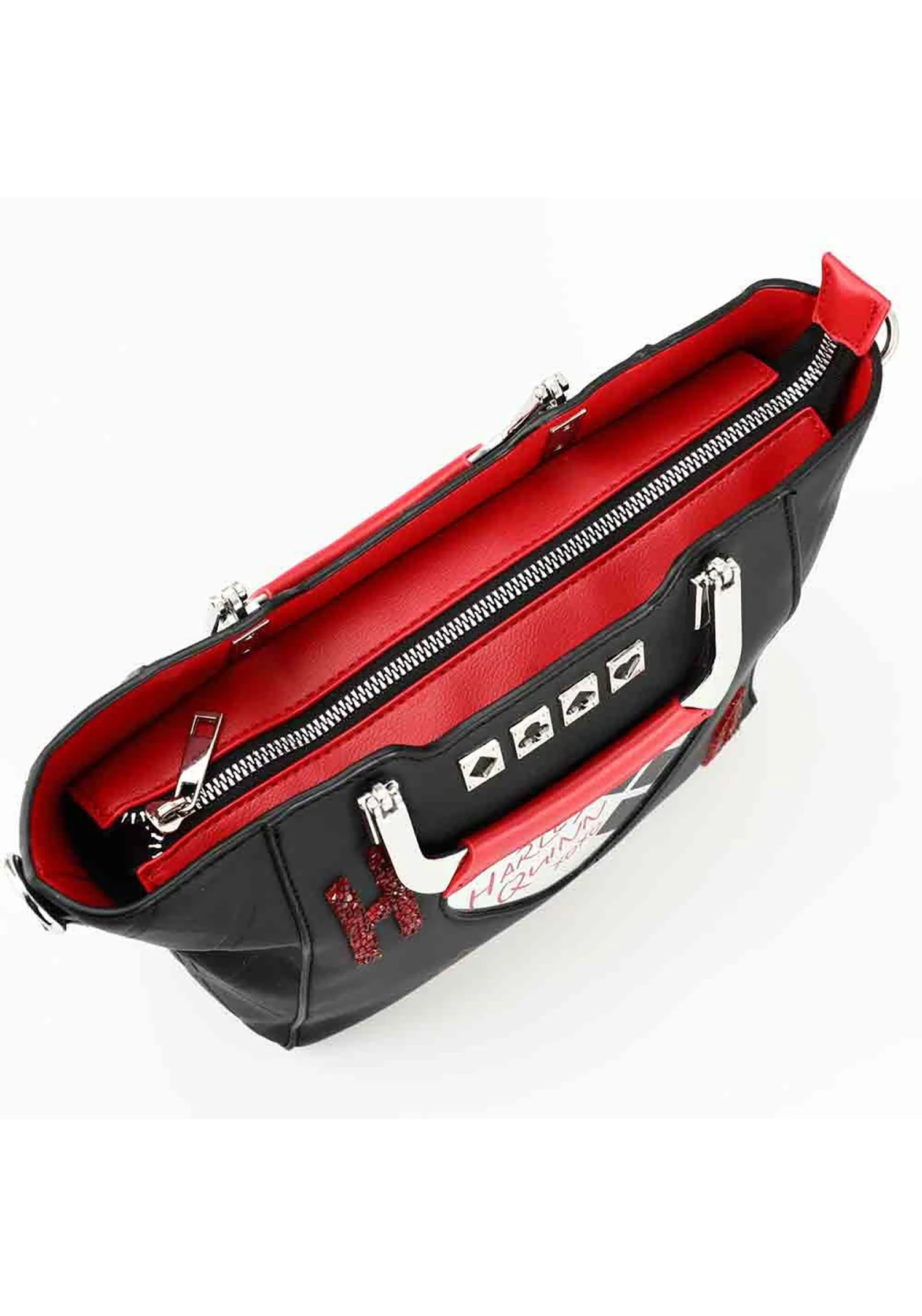 DC Comics Suicide Squad Harley Quinn Metallic Heart Handbag 7 DC Comics Suicide Squad Harley Quinn Metallic Heart Handbag - Image 7