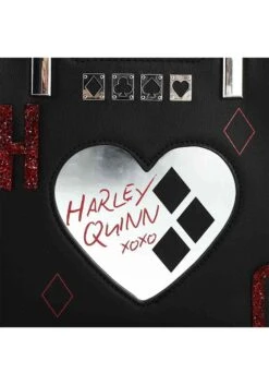 DC Comics Suicide Squad Harley Quinn Metallic Heart Handbag 15 DC Comics Suicide Squad Harley Quinn Metallic Heart Handbag -Halloween Costumes Shop dc comics suicide squad harley quinn handbag alt 7
