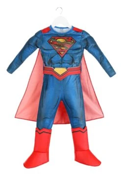 DC Comics Deluxe Kids Superman Costume -Halloween Costumes Shop dc comics superman deluxe kids costume alt 2