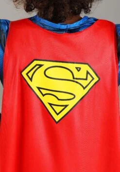 DC Comics Deluxe Kids Superman Costume -Halloween Costumes Shop dc comics superman deluxe kids costume alt 5