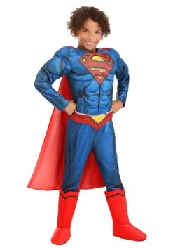 DC Comics Deluxe Kids Superman Costume -Halloween Costumes Shop dc comics superman deluxe kids costume alt 7