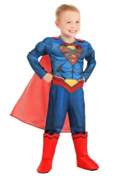 Deluxe DC Comics Superman Toddler Costume -Halloween Costumes Shop dc comics superman deluxe toddler costume alt 8