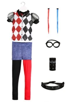 DC Superhero Girls Deluxe Harley Quinn Costume -Halloween Costumes Shop dc superhero girls deluxe harley quinn costume 1