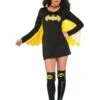 Women's Batgirl DC Wing Dress Costume