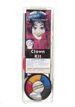 Graftobian Deluxe Circus Clown Makeup Kit