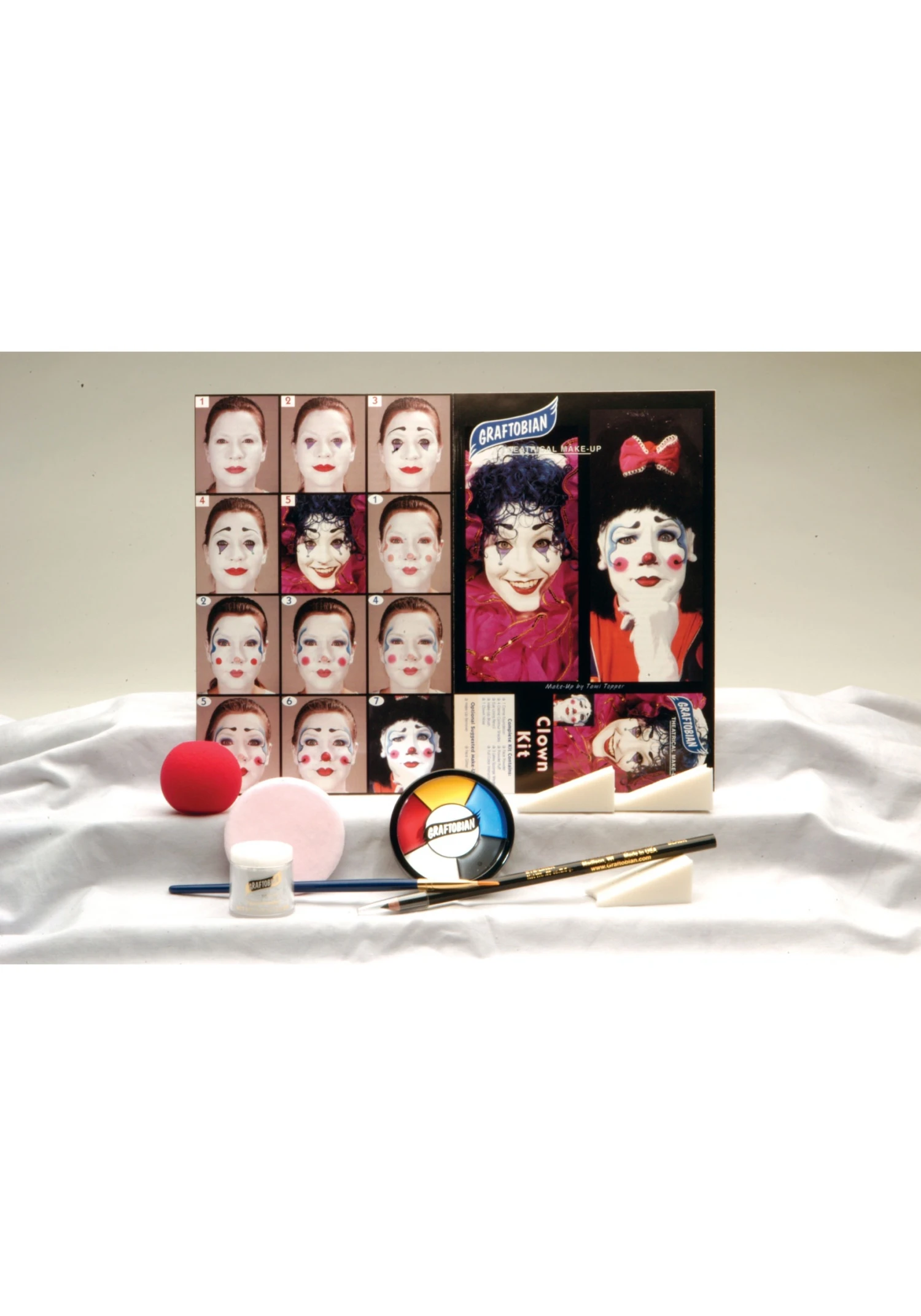Graftobian Deluxe Circus Clown Makeup Kit 2 Graftobian Deluxe Circus Clown Makeup Kit - Image 2