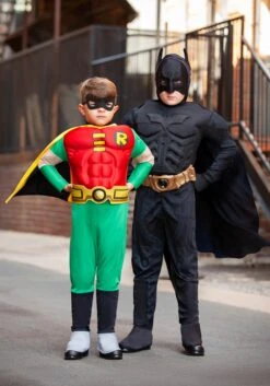 Kids Deluxe Dark Knight Batman Costume -Halloween Costumes Shop deluxe dark knight batman kids costume alt 1