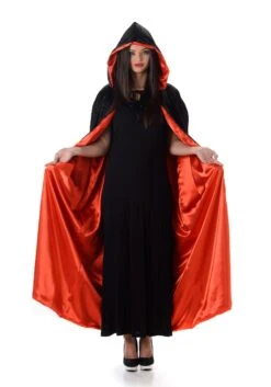 Vampire Deluxe Hooded Cape For Adults