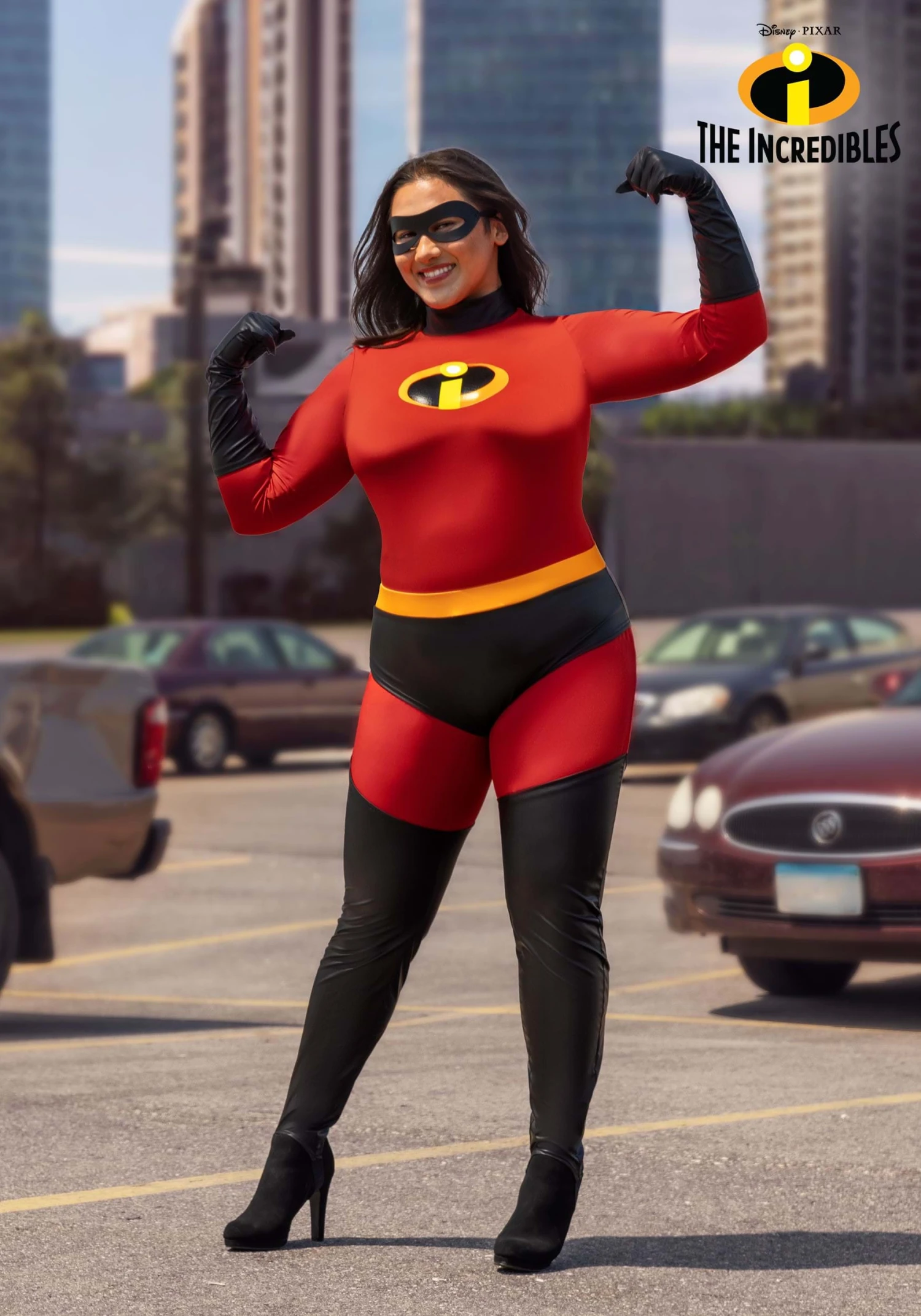 The Incredibles Deluxe Plus Size Mrs. Incredible Costume For Women 1 The Incredibles Deluxe Plus Size Mrs. Incredible Costume For Women