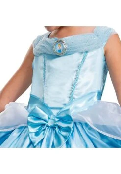Disguise Disney Deluxe Girl's Cinderella Toddler Costume -Halloween Costumes Shop deluxe toddler cinderella costume alt 2