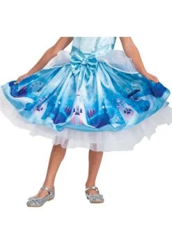 Disguise Disney Deluxe Girl's Cinderella Toddler Costume -Halloween Costumes Shop deluxe toddler cinderella costume alt 3