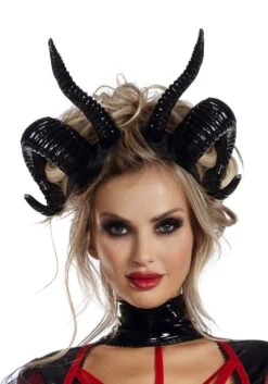 Double Demon Horns Headband