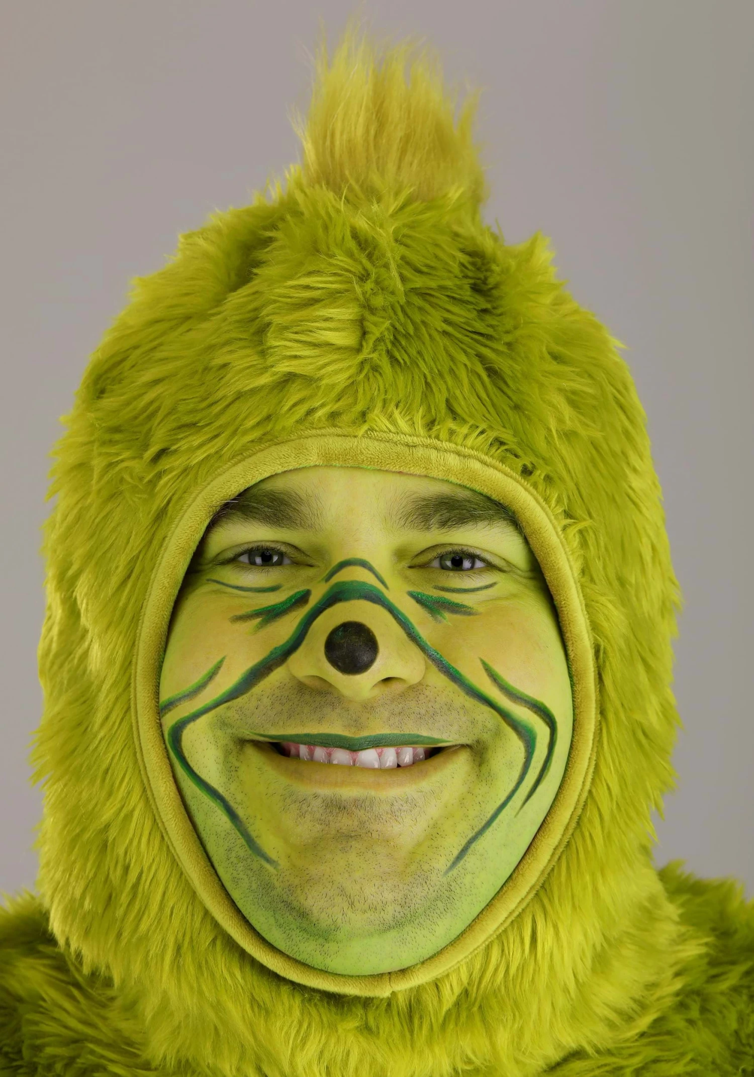 Dr. Seuss The Grinch Plus Size Open Face Costume 2 Dr. Seuss The Grinch Plus Size Open Face Costume - Image 2