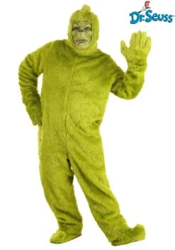 Dr. Seuss The Grinch Plus Size Open Face Costume 9 Dr. Seuss The Grinch Plus Size Open Face Costume -Halloween Costumes Shop dr seuss grinch adult plus open face costume alt 4