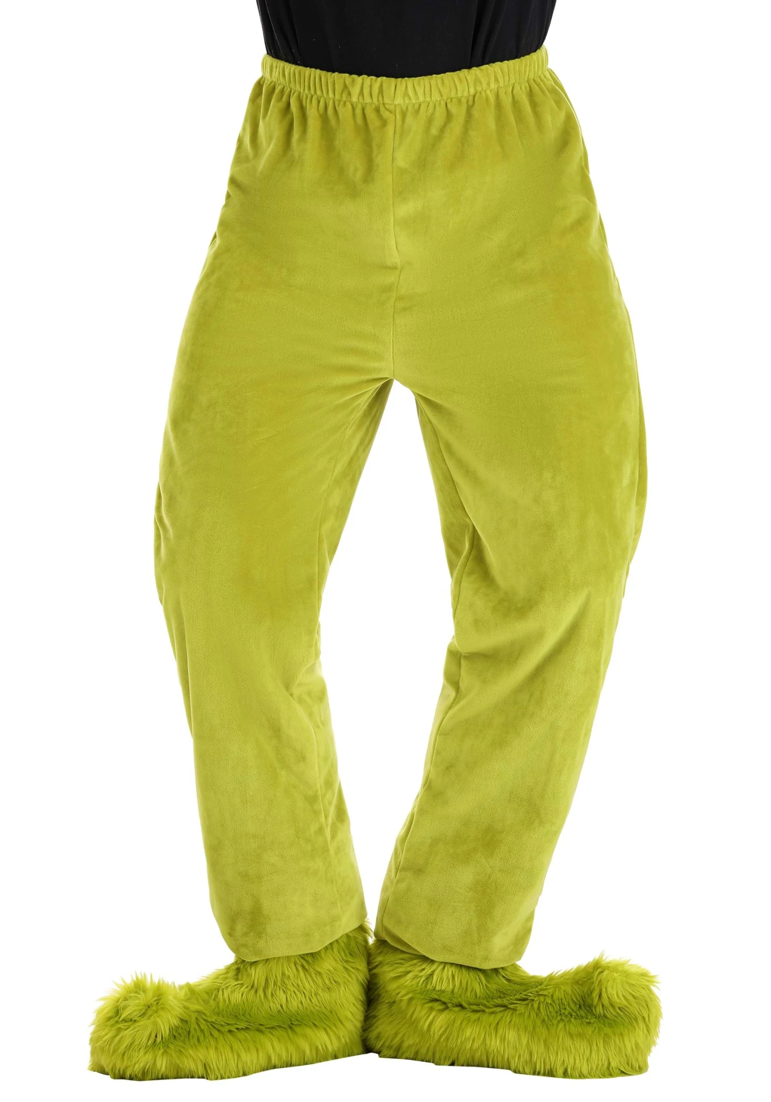 Dr. Seuss Grinch Velboa Pants For Adults 2 Dr. Seuss Grinch Velboa Pants For Adults - Image 2