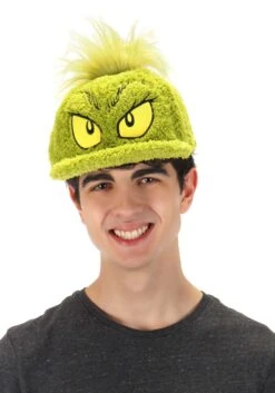 Dr. Seuss Grinch Fuzzy Cap -Halloween Costumes Shop dr seuss grinch fuzzy cap alt 3