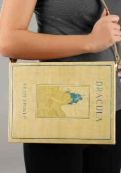 Dracula Book Shaped Bag 8 Dracula Book Shaped Bag -Halloween Costumes Shop dracula book bag alt 2