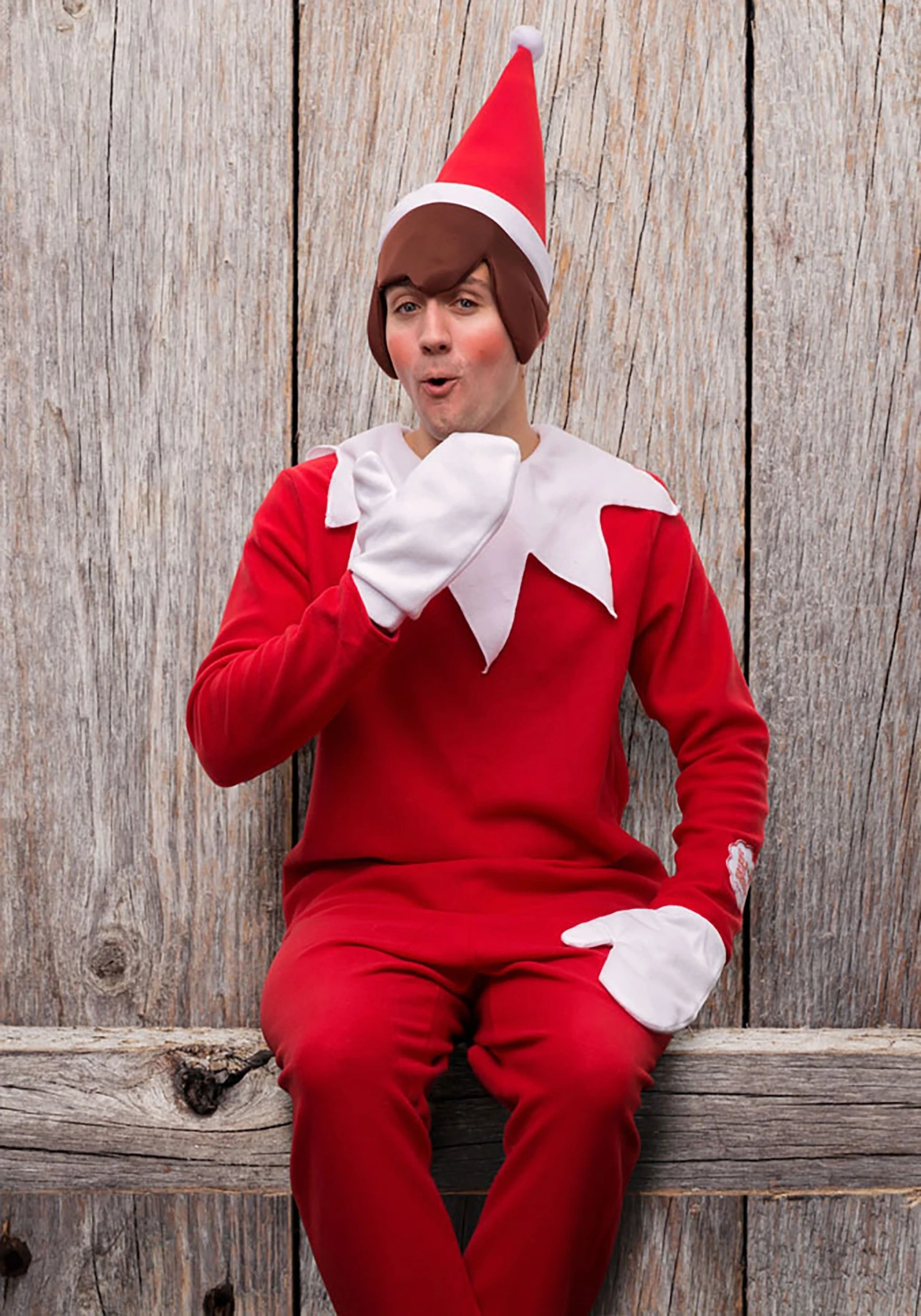 Elf On The Shelf Adult Costume 2 Elf On The Shelf Adult Costume - Image 2