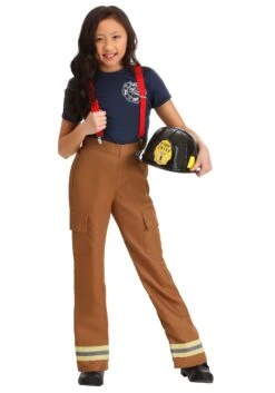 Girl's Fire Captain Costume