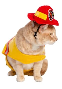 Firefighter Costume For Pets 9 Firefighter Costume For Pets -Halloween Costumes Shop firefighter pet costume alt 3