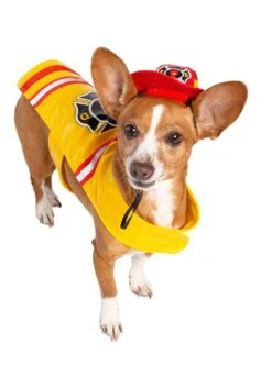 Firefighter Costume For Pets 10 Firefighter Costume For Pets -Halloween Costumes Shop firefighter pet costume alt 4