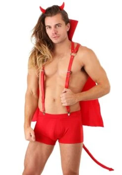 Roma Flaming Devil Men's Costume -Halloween Costumes Shop flaming devil mens costume 1
