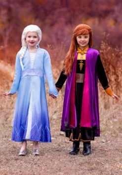 Disguise Frozen 2 Girls Elsa Prestige Costume -Halloween Costumes Shop frozen 2 elsa prestige costume for girls alt2
