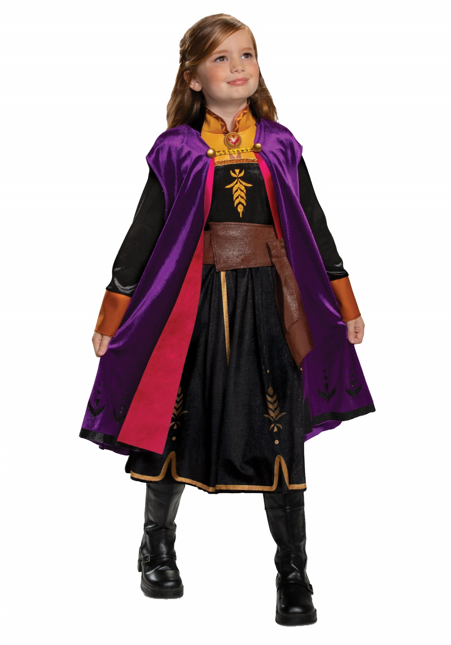 Disguise Deluxe Frozen 2 Girls Anna Costume 4 Disguise Deluxe Frozen 2 Girls Anna Costume - Image 4