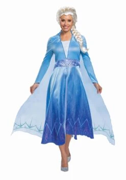 Disguise Deluxe Disney Frozen 2 Elsa Women's Costume 9 Disguise Deluxe Disney Frozen 2 Elsa Women's Costume -Halloween Costumes Shop frozen 2 womens elsa deluxe costume alt 1