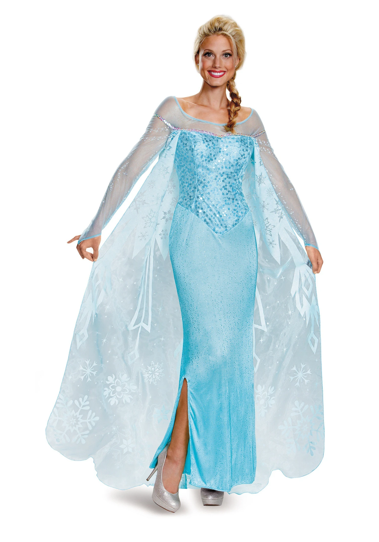 Disguise Frozen Adult Elsa Prestige Costume 1 Disguise Frozen Adult Elsa Prestige Costume