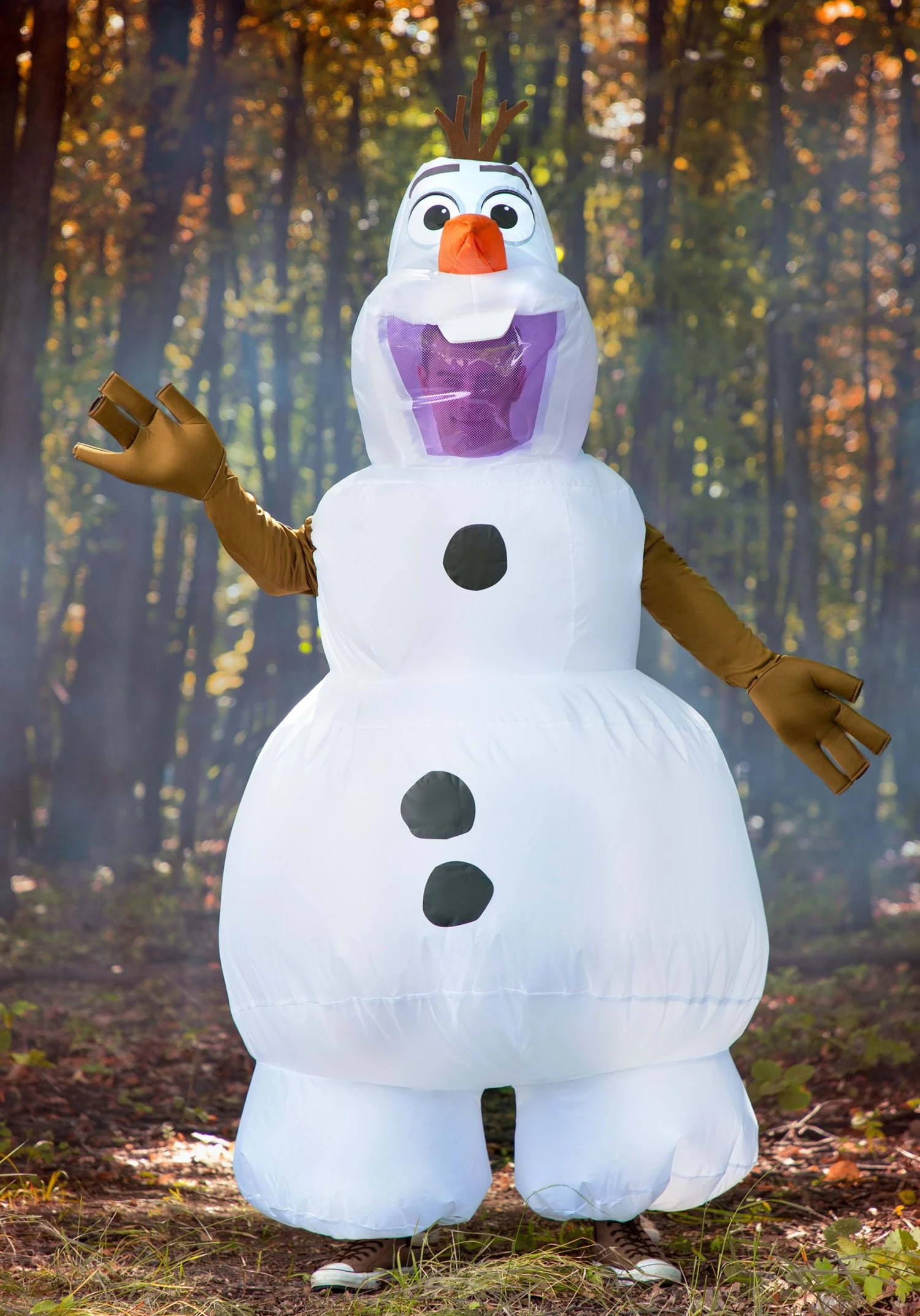 Frozen Olaf Inflatable Costume For Adults 1 Frozen Olaf Inflatable Costume For Adults