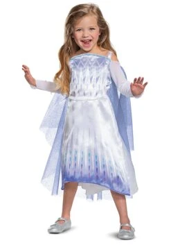 Disguise Frozen Snow Queen Elsa Classic Costume For Kids 5 Disguise Frozen Snow Queen Elsa Classic Costume For Kids -Halloween Costumes Shop frozen snow queen elsa classic kids costume alt 2