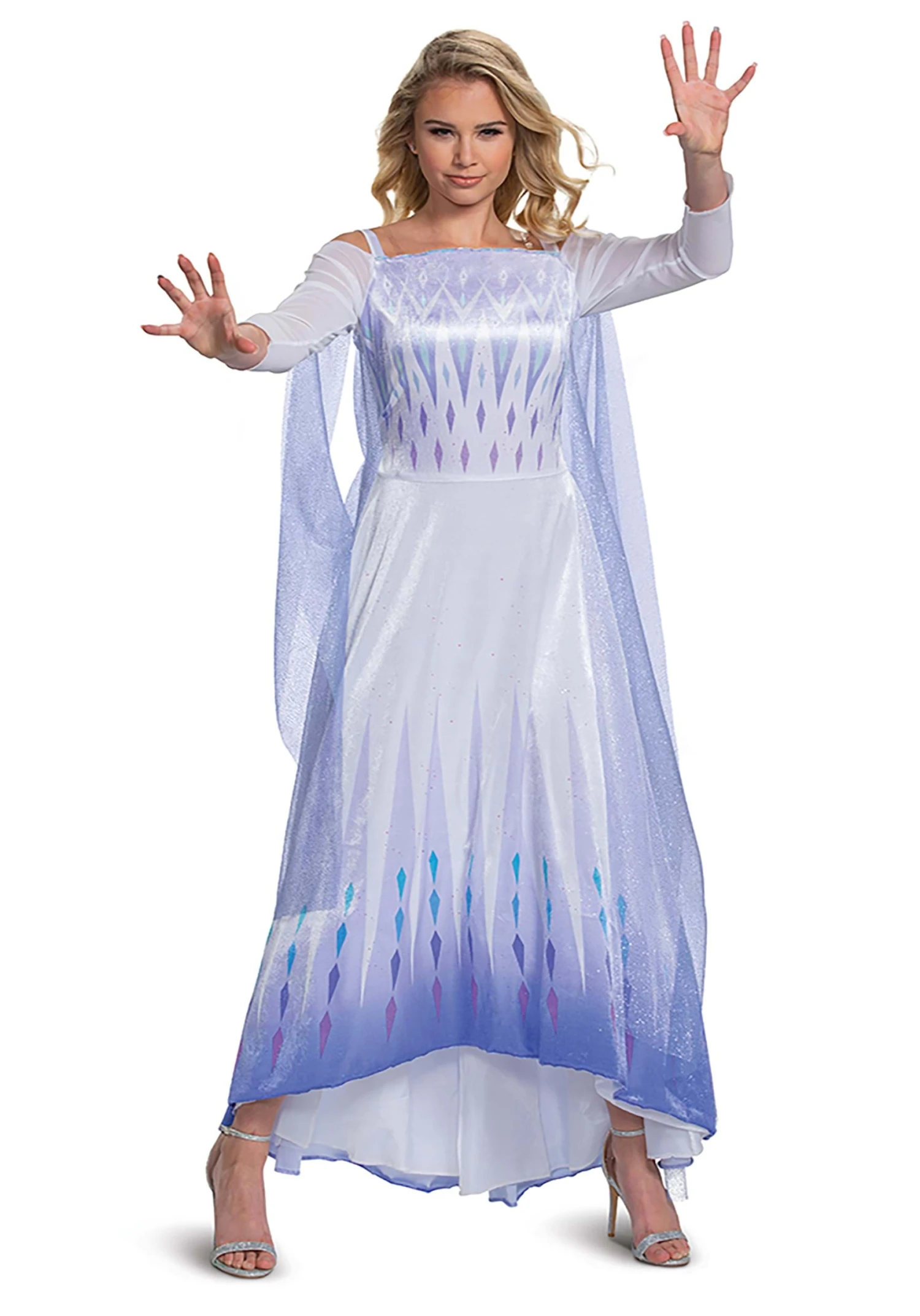 Disguise Frozen Snow Queen Elsa Deluxe Women's Costume 1 Disguise Frozen Snow Queen Elsa Deluxe Women's Costume