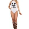 Dreamgirl Ghost Bodysuit Costume For Women