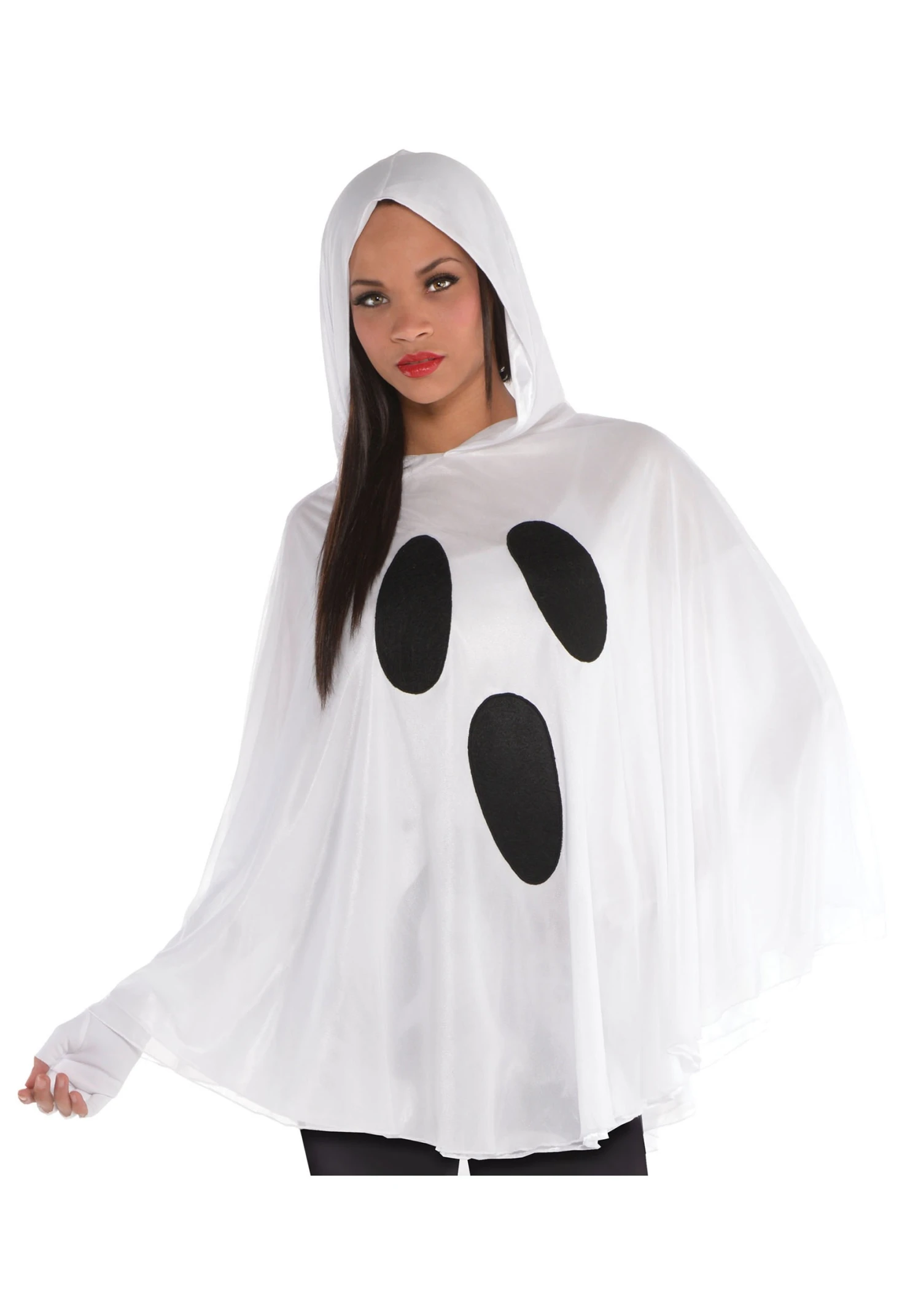 AMSCAN Ghost Adult Poncho Costume 1 AMSCAN Ghost Adult Poncho Costume