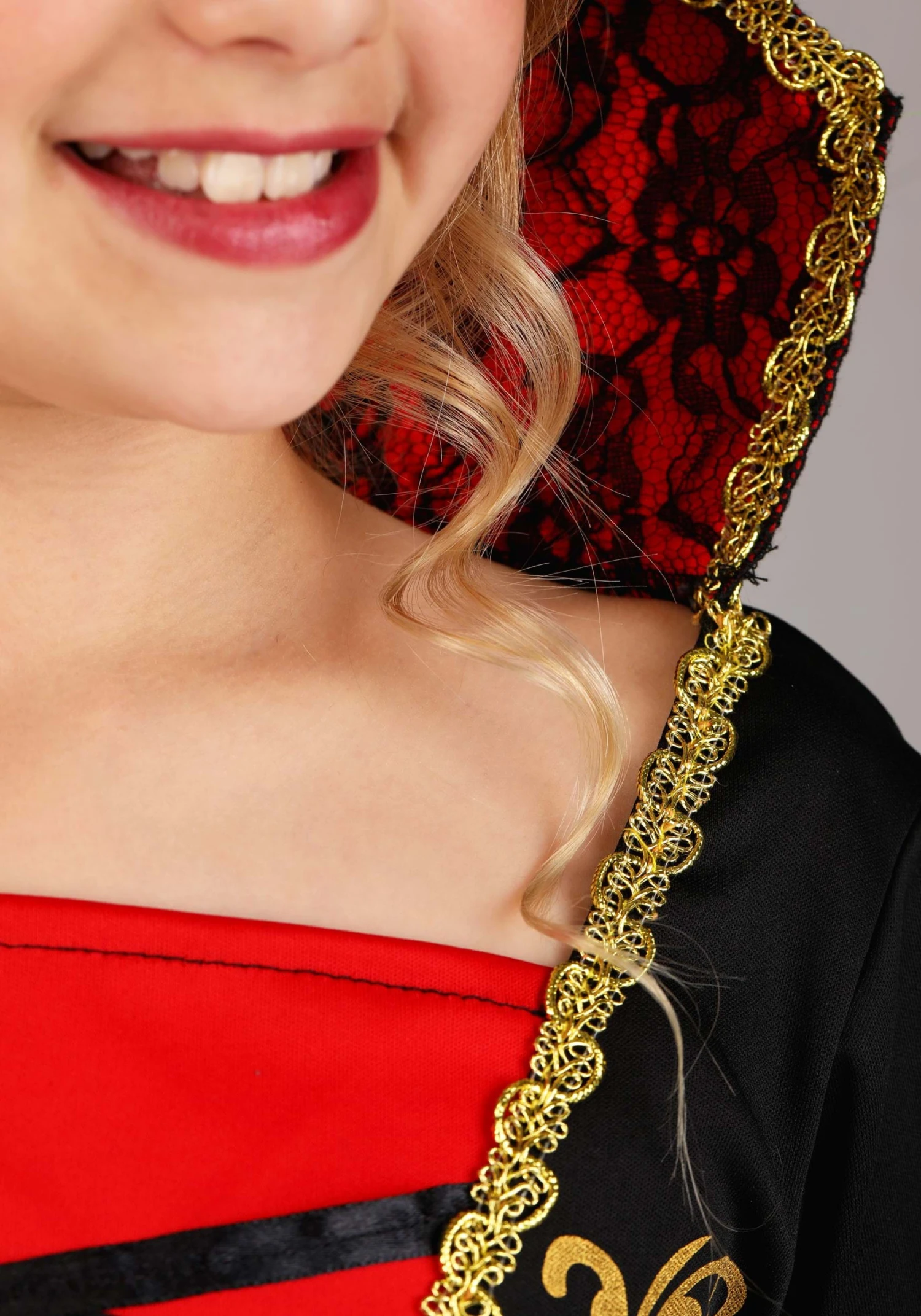 Girl's Classic Vampire Costume Dress 4 Girl's Classic Vampire Costume Dress - Image 4