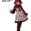 Clever Clown Child Costume For Girls