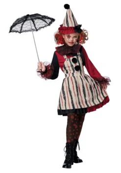 Clever Clown Child Costume For Girls