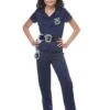 Cool Cop Girl's Costume