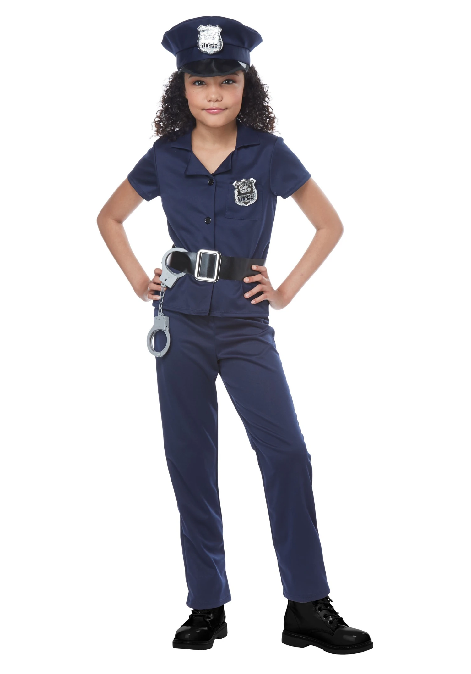 Cool Cop Girl's Costume 1 Cool Cop Girl's Costume