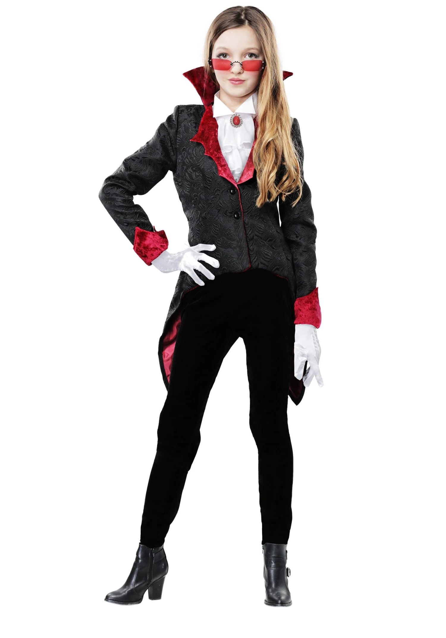 Dashing Vampiress Costume For Girls 1 Dashing Vampiress Costume For Girls