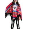 Day Of The Dead Girl's Poncho Costume