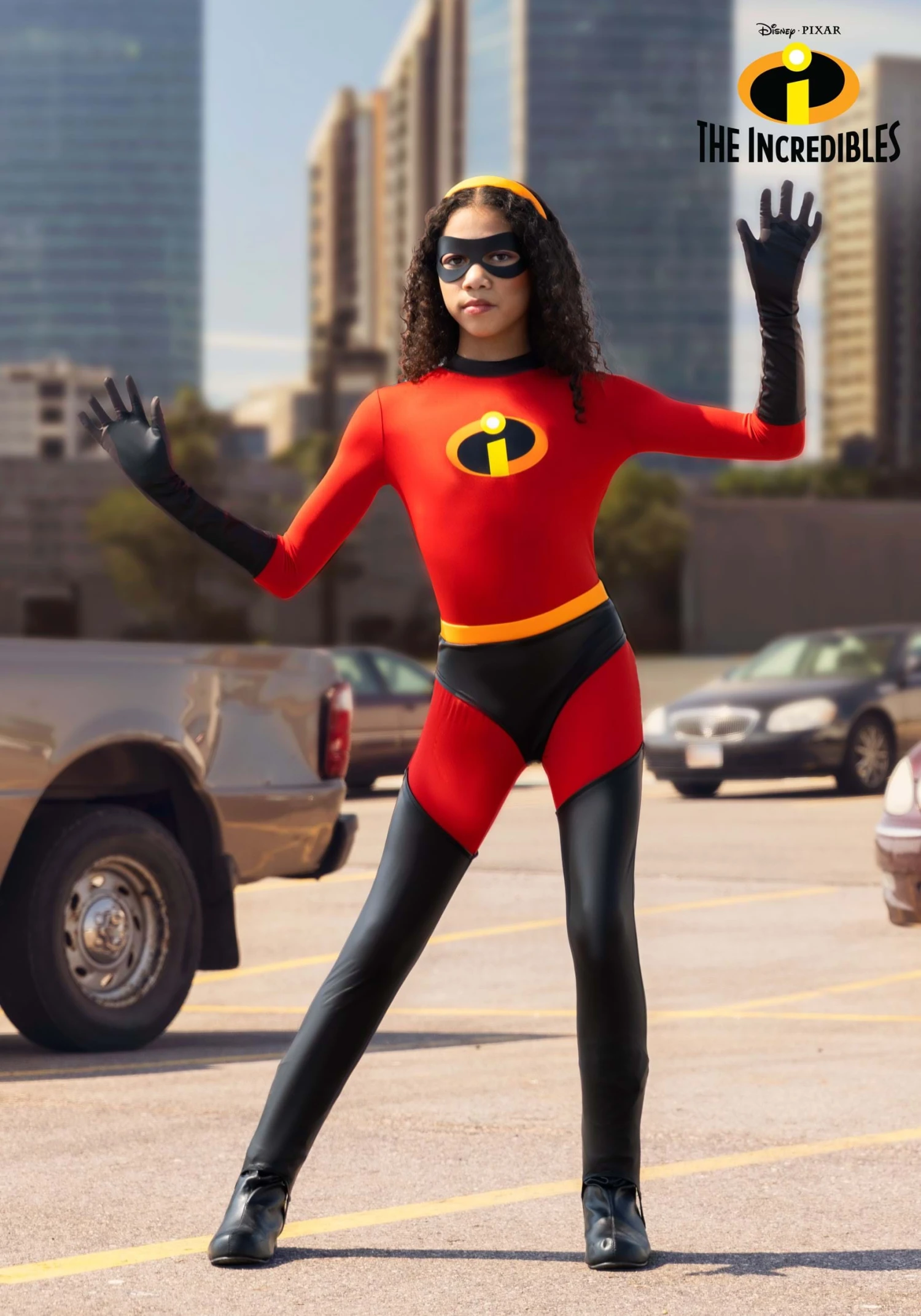 Disney And Pixar Deluxe Girl's Incredibles Violet Costume 1 Disney And Pixar Deluxe Girl's Incredibles Violet Costume