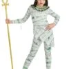 Egyptian Mummy Costume For Girls W/ Scarabs