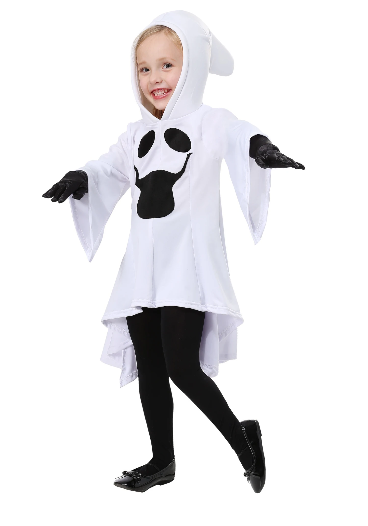 Toddler Girls Gorgeous Ghost Costume 1 Toddler Girls Gorgeous Ghost Costume