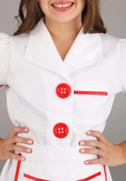 Head Nurse Costume For Girls -Halloween Costumes Shop girls head nurse costume alt 3