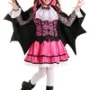 Pink Vampire Costume For Girls
