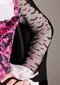 Pink Vampire Costume For Girls -Halloween Costumes Shop girls pink vampire costume alt 4