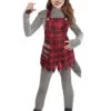 Plaid Werewolf Costume For Girls